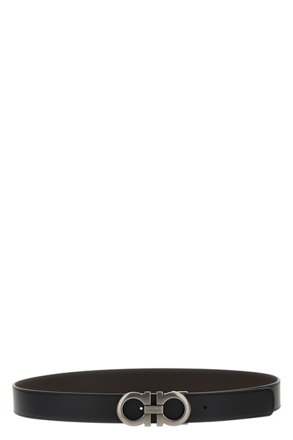 Cintura reversibile 'Gancini' - Multicolor (90 cm)