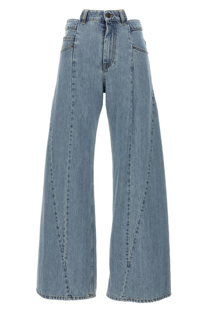 Jeans vita asimmetrica - Azzurro (38 IT)