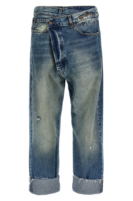 Jeans 'Cross Over' - Azzurro (29)