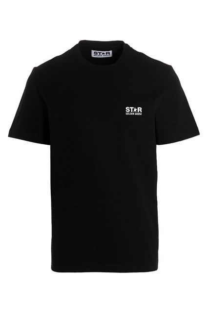 T-shirt 'Star' - Bianco/Nero
