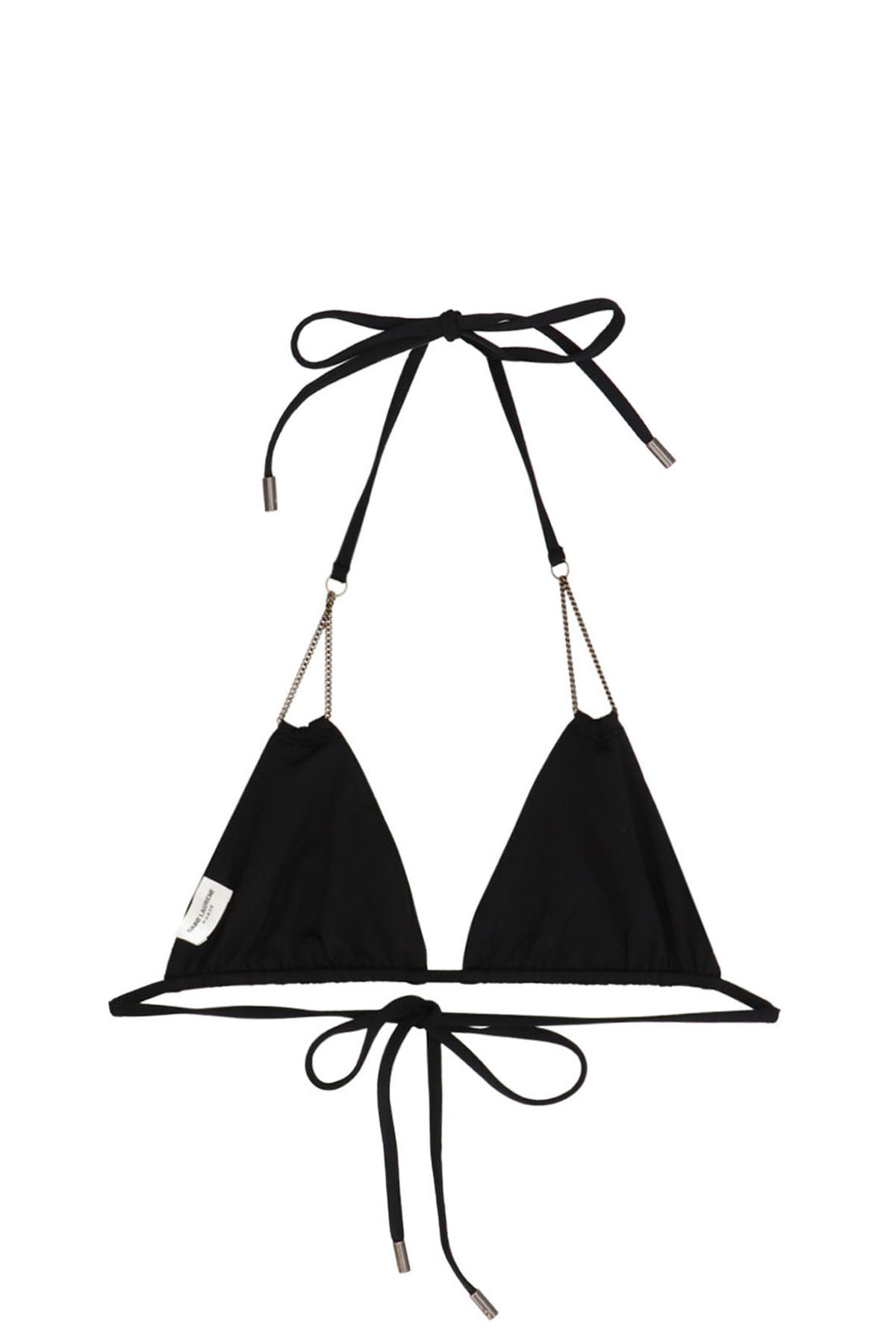 Saint laurent Triangle bikini top available on