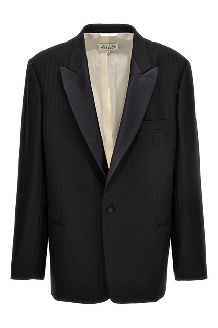 Blazer monopetto righe - Nero (40 IT)
