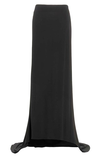 Gonna lunga asimmetrica - Nero (36 FR)