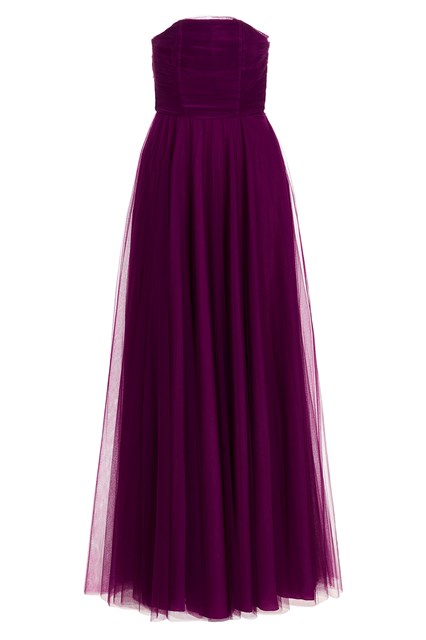 Abito lungo tulle - Viola (38 IT)