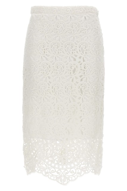 Gonna pizzo - Bianco (6 UK)