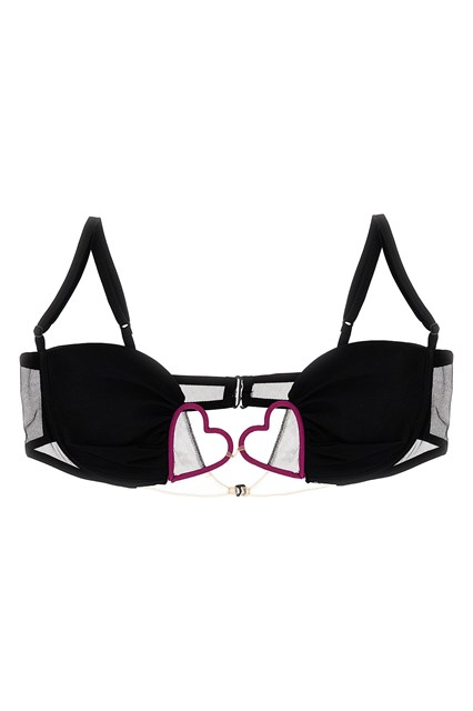 Reggiseno 'Heart' - Nero