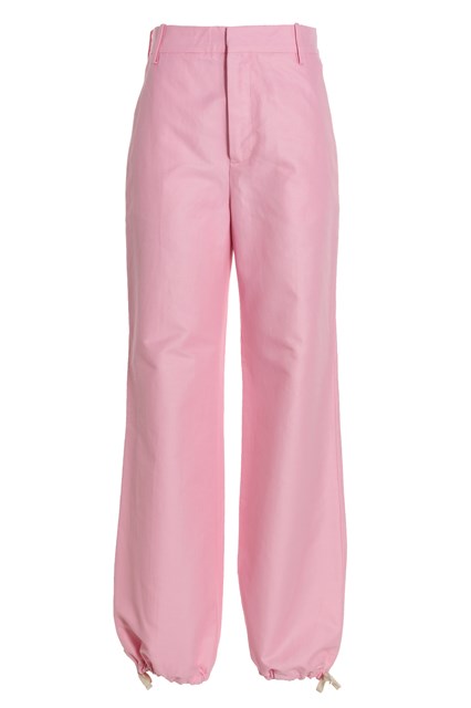 Pantalone ricamo logo - Rosa (40 IT)