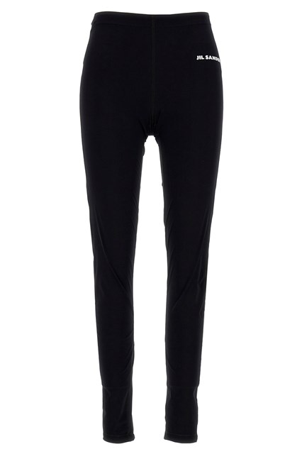 Leggings stampa logo - Nero (XS)