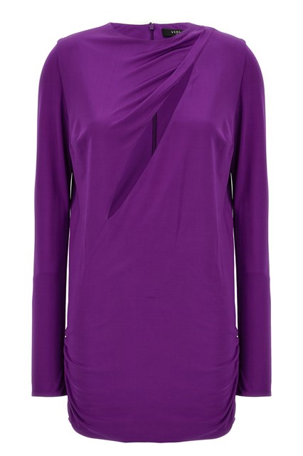 Abito jersey cut out - Viola (38 IT)