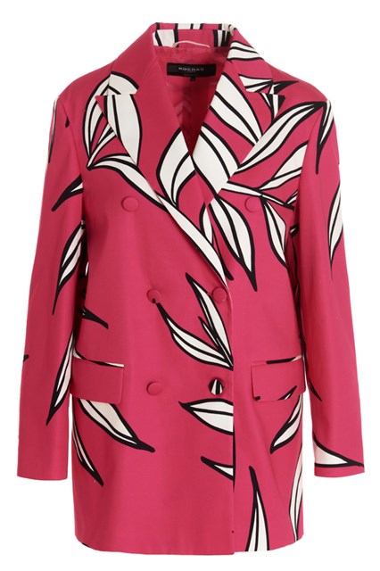 Blazer stampa floreale - Fuxia (40 IT)