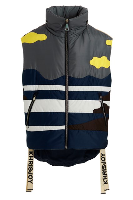 Gilet oversize 'Cactus' - Multicolor