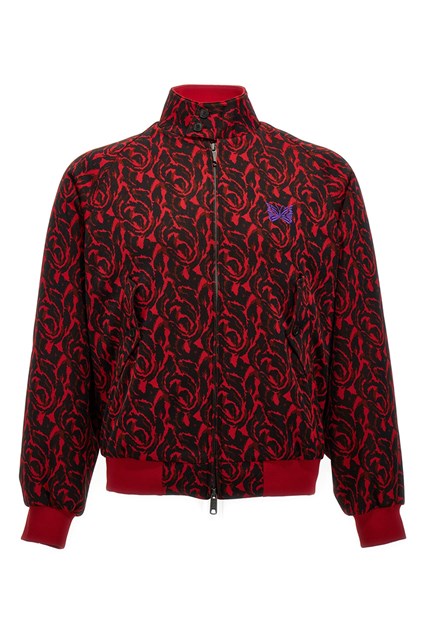 Bomber 'Jaquard needles' - Rosso (38)