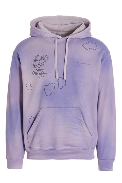 Felpa con cappuccio 'Patina' - Viola (M)