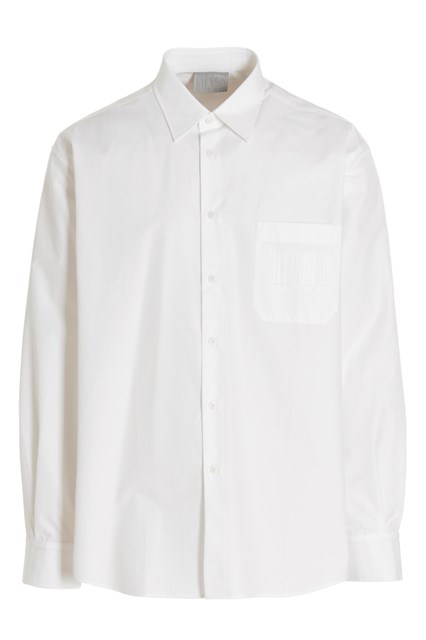 Camicia 'Barcode' - Bianco (S)