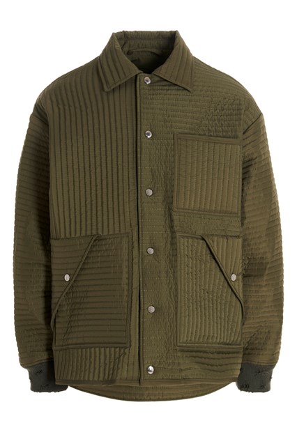 Piumino 'Chore Quilted Stripes' - Verde (0.0)