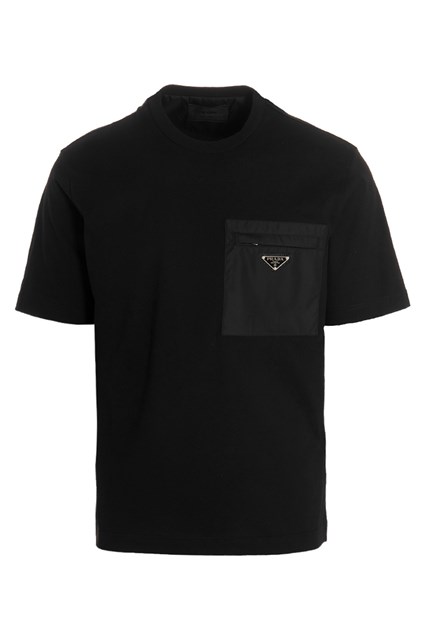 T-shirt taschino Re-Nylon - Nero