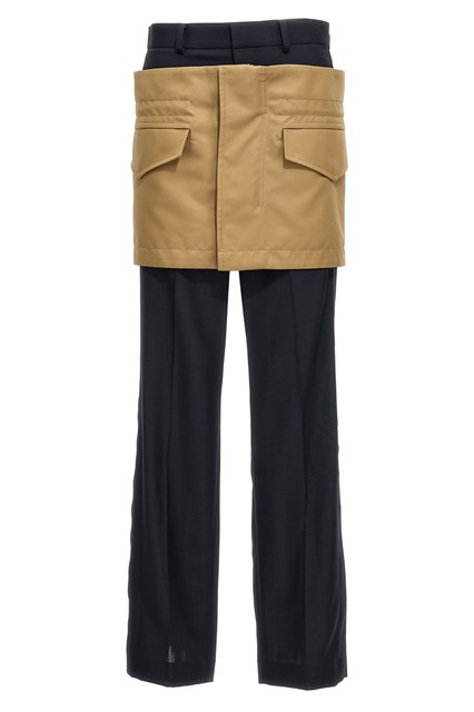 Pantalone inserto minigonna - Multicolor (2)