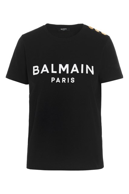 T-shirt stampa logo - Bianco/Nero