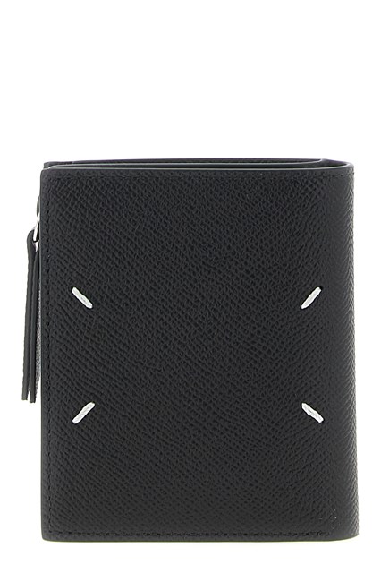 Portafoglio 'Four Stitches' - Nero