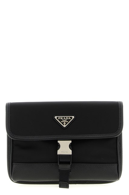 Tracolla porta smartphone Re-Nylon - Nero (U)