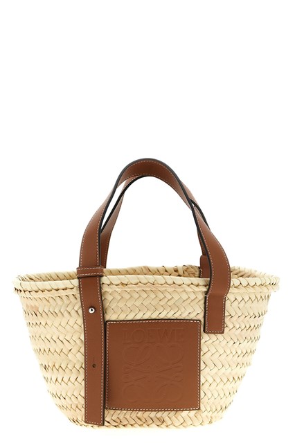 Borsa a mano 'Basket' piccola - Beige (U)