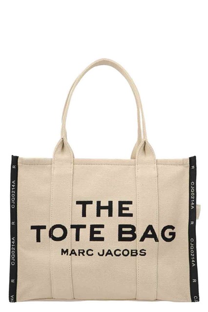 Shopping 'The Jacquard Large Tote' - Beige