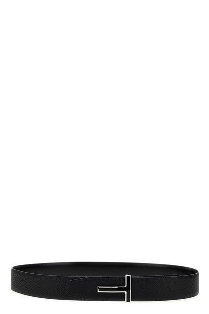 Cintura pelle logo - Nero (95 cm)