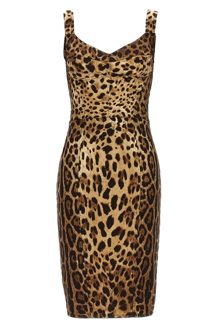 Abito bustier 'Leopardo'