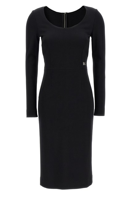 Abito longuette logo - Nero (40 IT)