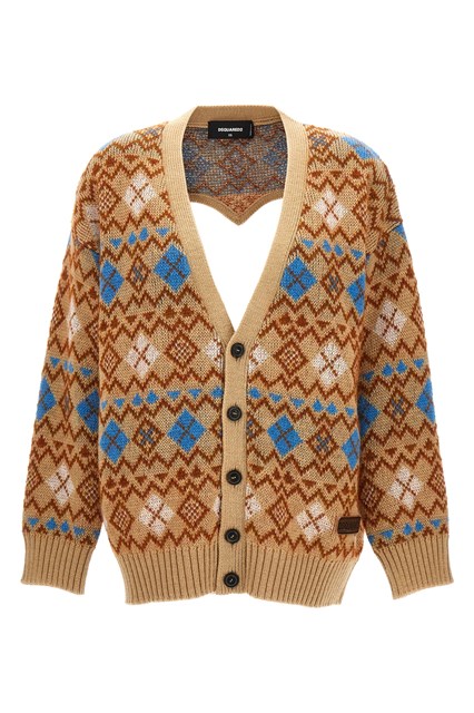 Cardigan 'Heart Vintage Shetland' - Multicolor (XXS)
