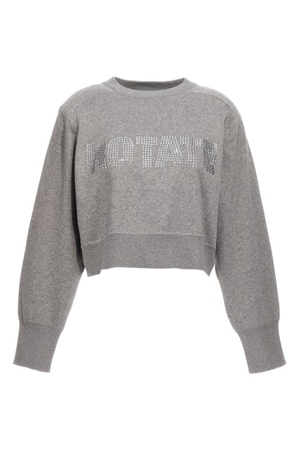 Maglione 'Firm Knit Cropped' - Grigio (34 DE)
