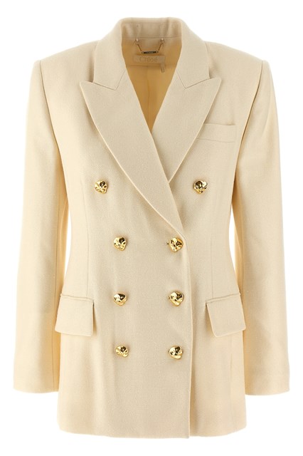 Blazer doppiopetto sartoriale - Bianco (38 FR)