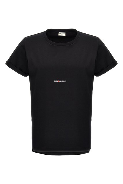 T-shirt 'Saint Laurent rive gauche' - Nero