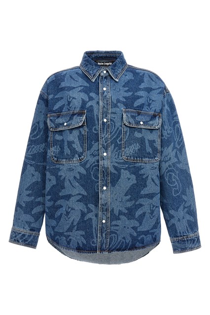 Giacca 'Palmity Allover Laser' - Blu