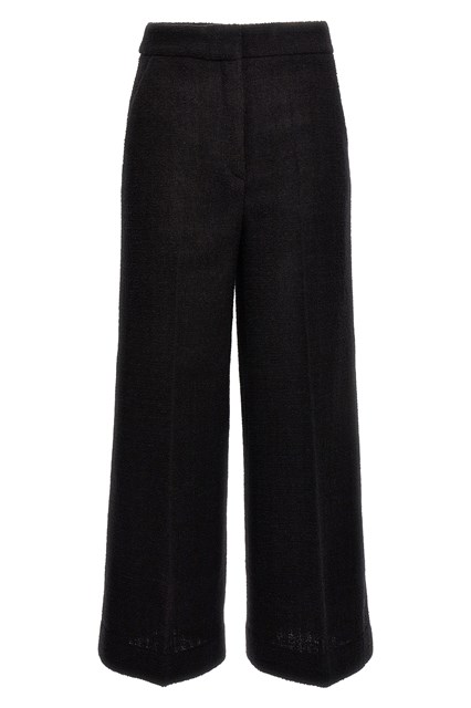 Pantalone cropped bouclè - Nero (40 IT)