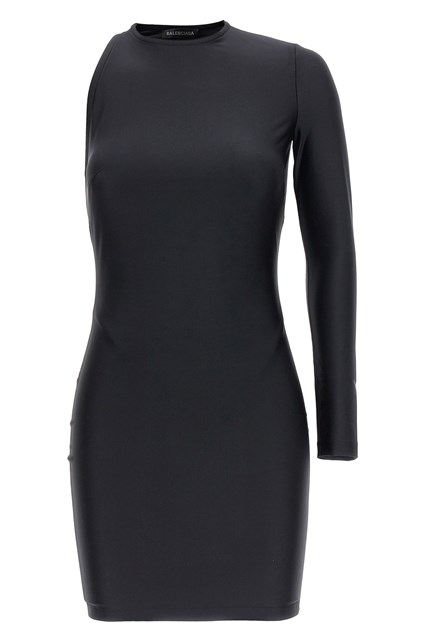 Abito monospalla cut out - Nero (36 FR)