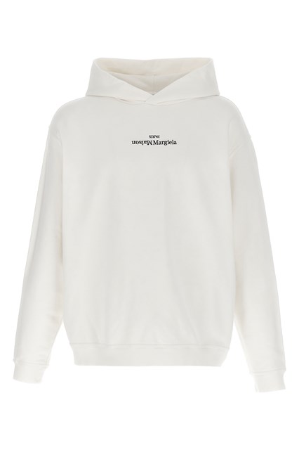 Felpa con cappuccio logo - Bianco (48 IT)