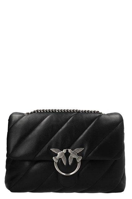 Tracolla 'Love big puff' - Nero