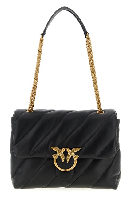 Tracolla 'Love big puff' - Nero