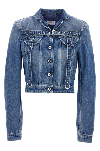 Giacca 'Cargo Crop' - Blu (40 IT)