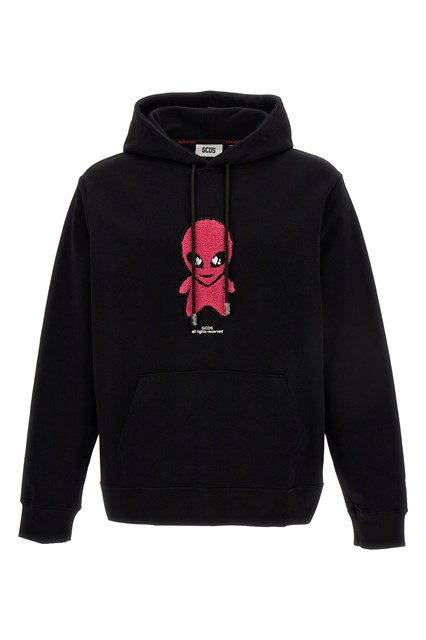 Felpa con cappuccio 'Wirdo' - Nero (XXL)