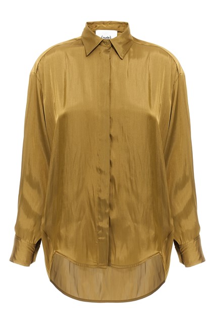 Camicia satinata - Oro (40 IT)