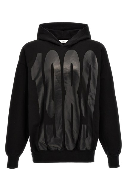 Felpa con cappuccio '1989 Faded Logo' - Nero (S)