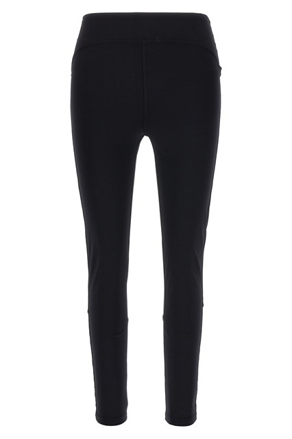 Leggings inserti tulle - Nero