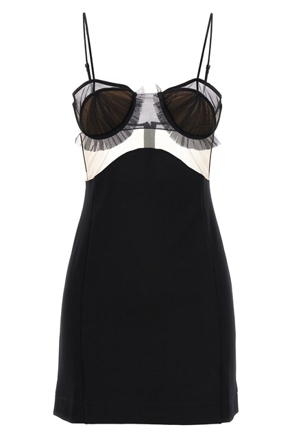 Abito 'Explosive Flower Bra' - Nero (M)