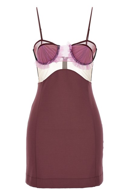 Abito 'Explosive Flower Bra' - Viola (M)