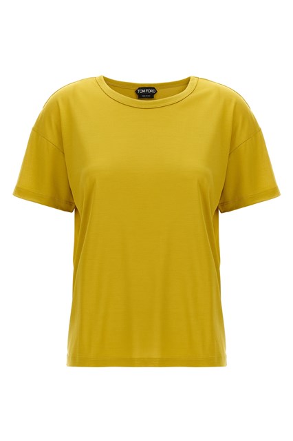 T-shirt seta - Giallo (36 IT)