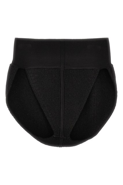 Panties in misto cachemire - Nero