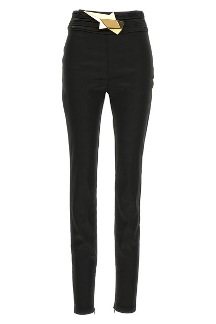 Leggings 'High Wasted Star Stud' - Nero (2 US)