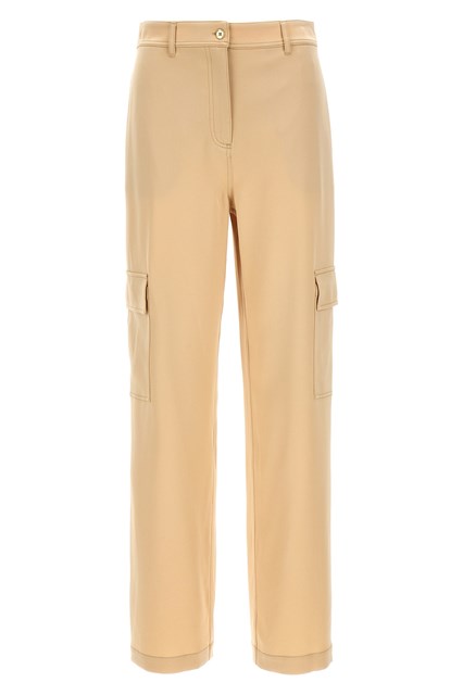 Pantalone cargo satin - Beige